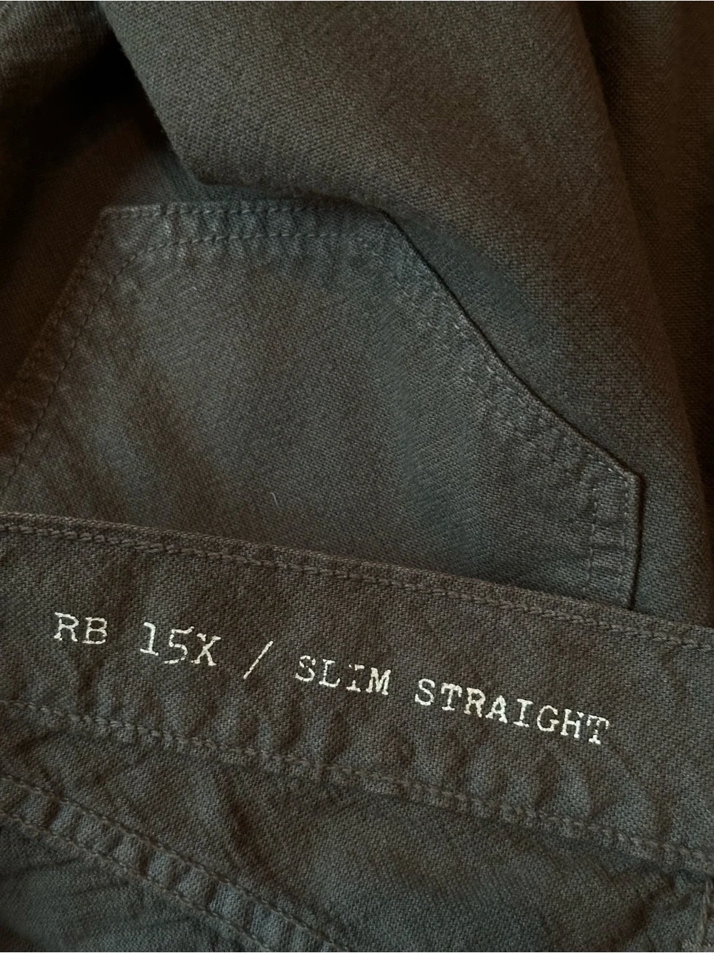 Rag & Bone RB15X Slim Straight Fatigue Canvas Pants 31 NWT Tailored Workwear